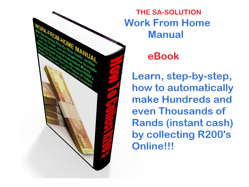 Work From Home Manual Back Cover. The SA-Solution Work-from-System.