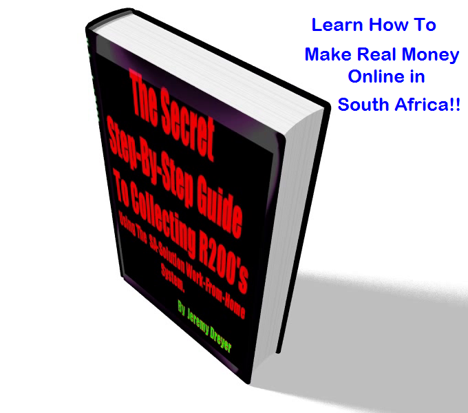 SA-Solution Work from Home Manual. A manual that teaches South Africans how to make money online using their computers or cellphones.