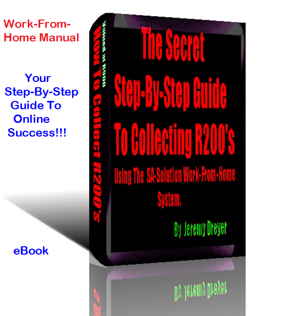 SA-Solution Work From Home Manual. A step by step guide on how to make money online in South Africa.