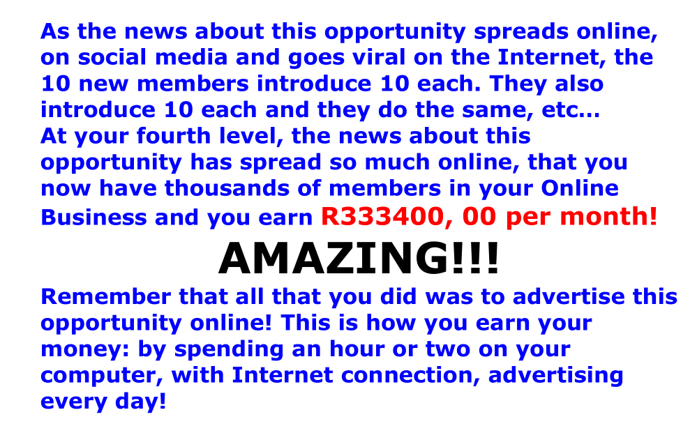 income of R200 product